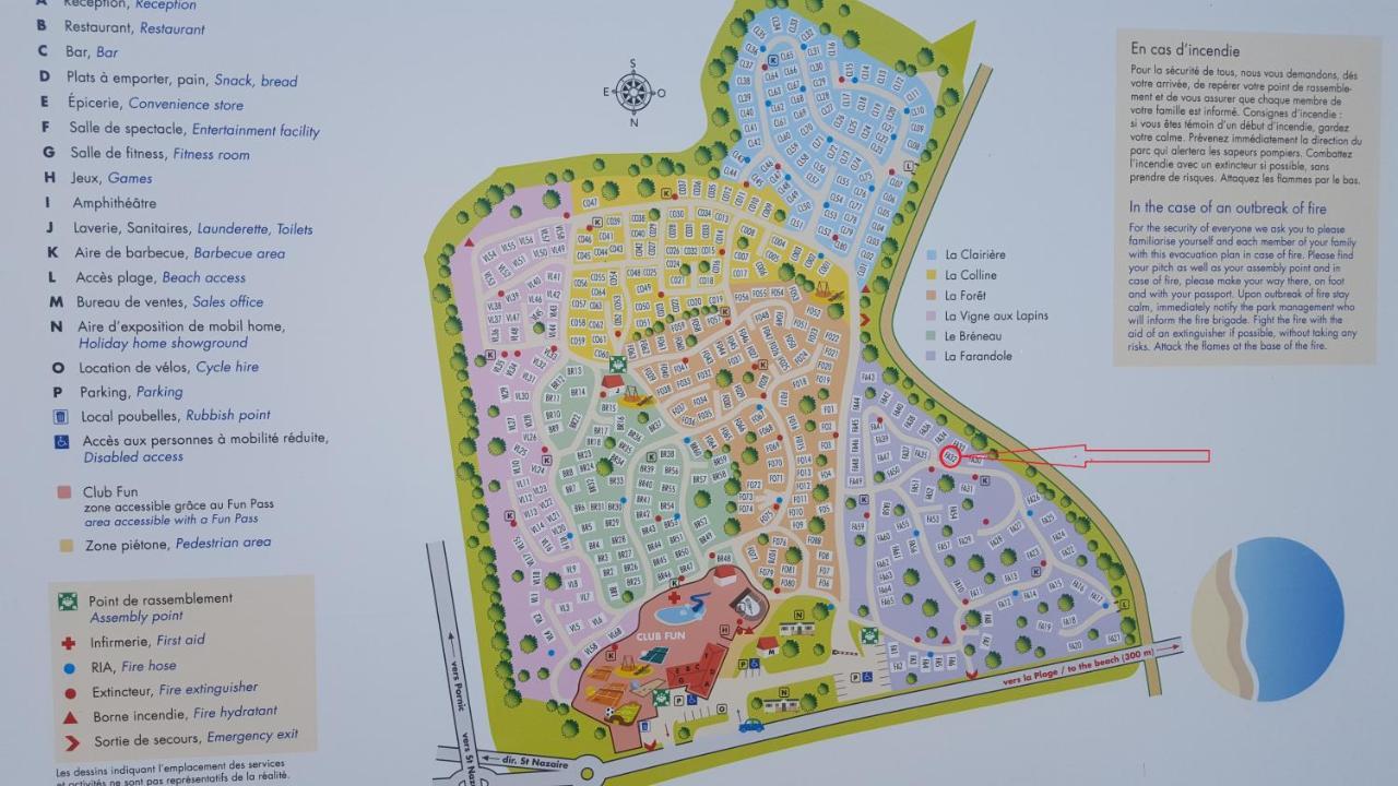 Agreable Mobilhome 6 - 8 Places Saint-Brévin-les-Pins Zewnętrze zdjęcie
